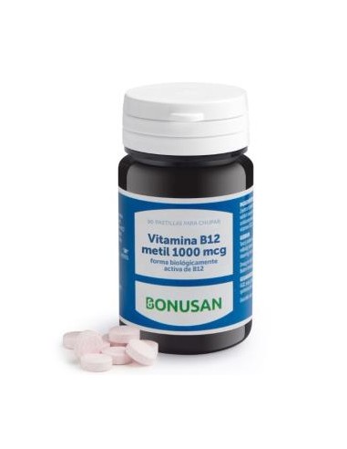 VITAMINA B12 metil 1000mcg. 90comp. BONUSAN