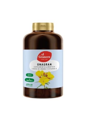 ACEITE DE ONAGRA 400+50perlas EL GRANERO