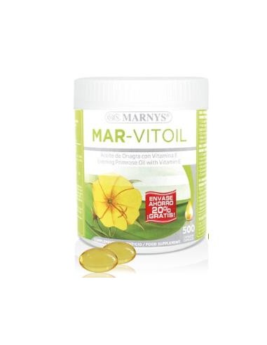 ACEITE DE ONAGRA (MAR-VITOIL) 500mg. 500perlas MARNYS