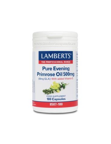 ACEITE DE PRIMULA 500 mg. 180 cap. LAMBERTS