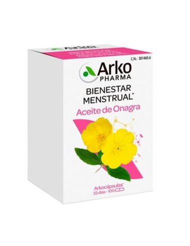 ACEITE DE ONAGRA 100arkocapsulas ARKOPHARMA