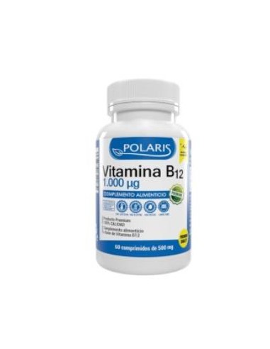 VITAMINA B12 1000mcg. 60comp. POLARIS