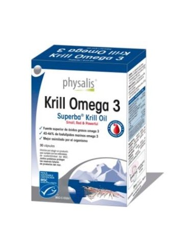 KRILL OMEGA 3 30cap. PHYSALIS