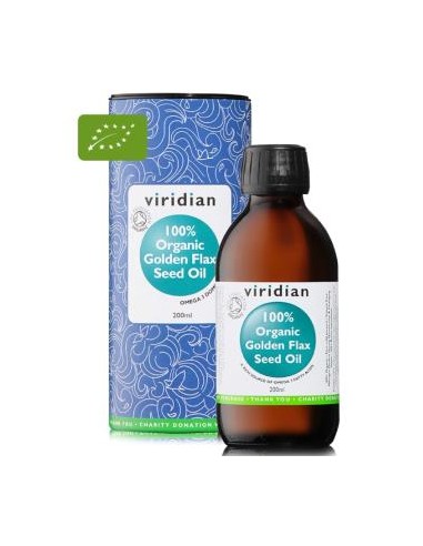 ACEITE DE LINO DORADO 200ml. BIO VIRIDIAN