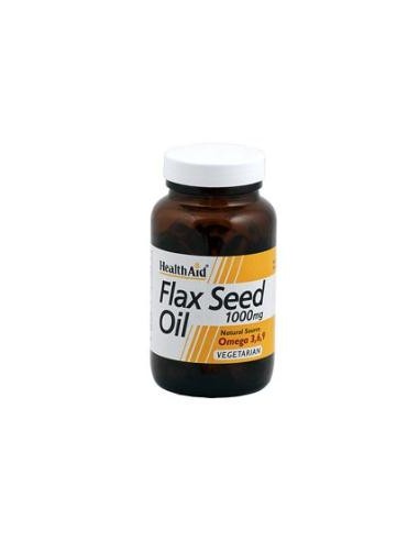 ACEITE DE LINAZA flaxseed oil 60cap. HEALTH AID