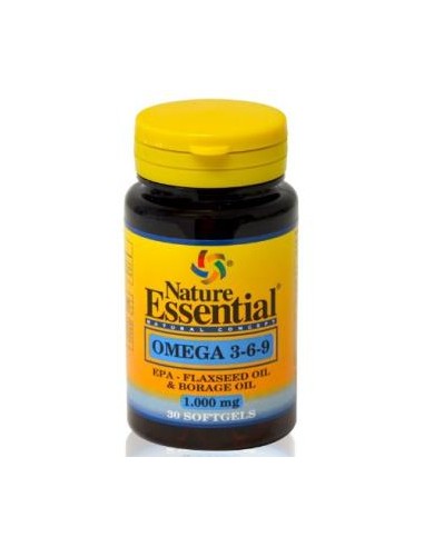 OMEGA 3-6-9 1000mg. 30perlas NATURE ESSENTIAL