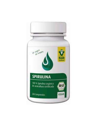 ALGA SPIRULINA 200comp. BIO SG VEGAN RAAB VITALFOOD