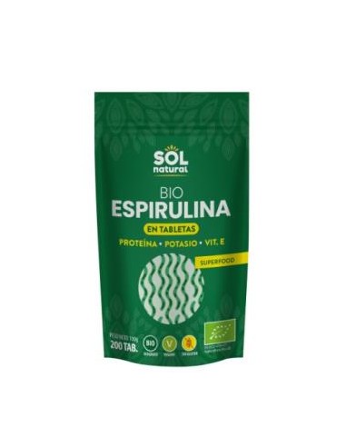 ESPIRULINA 200comp. BIO SOLNATURAL