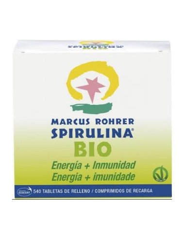 SPIRULINA BIO RECARGA 540comp. MARCUS ROHRER