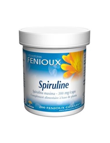 SPIRULINA 300mg. 200cap. FENIOUX