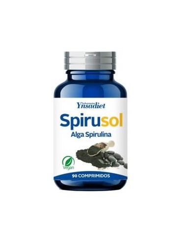 SPIRUSOL 500mg. 90comp. YNSADIET