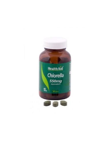 CHLORELLA 550mg. 60comp. HEALTH AID