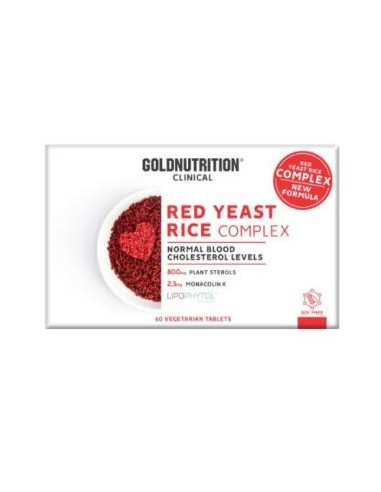 RED YEAST RICE-Q10-NIACINA 60cap. GN CLINICAL GOLD NUTRITION