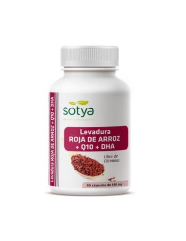 LEVADURA ROJA DE ARROZ + Q10 + DHA 60cap. SOTYA