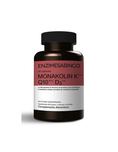 MONAKOLINA FORTE +Q10+D3 30cap. ENZIME - SABINCO