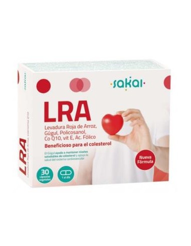 LRA levadura roja de arroz + Q10 30cap. SAKAI