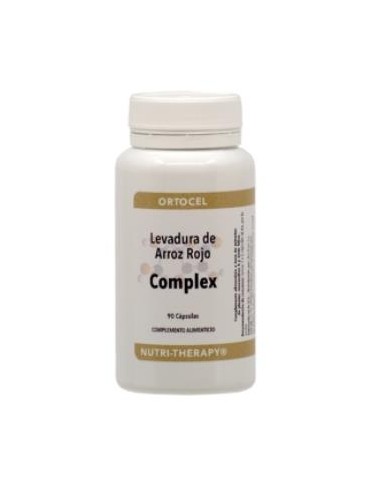 LEVADURA DE ARROZ ROJO COMPLEX 90cap. ORTOCEL NUTRI-THERAPY