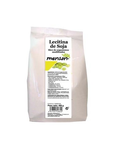 LECITINA DE SOJA bolsa 400gr. NO TRANSGENICA MENSAN