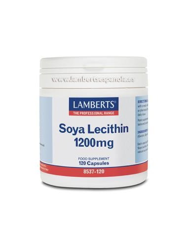 LECITINA DE SOJA 1200 mg. 120 cap. LAMBERTS