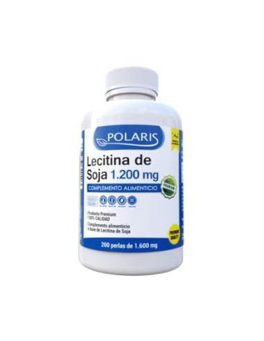 LECITINA DE SOJA 1200mg. 200perlas POLARIS