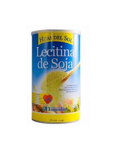 LECITINA DE SOJA granulada 450gr.GMO HIJAS DEL SOL YNSADIET