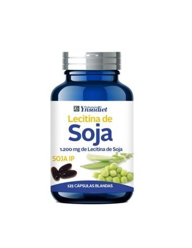 LECITINA DE SOJA 1200mg. 125perlas HIJAS DEL SOL YNSADIET