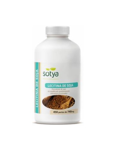 LECITINA DE SOJA 500mg. 450perlas SOTYA