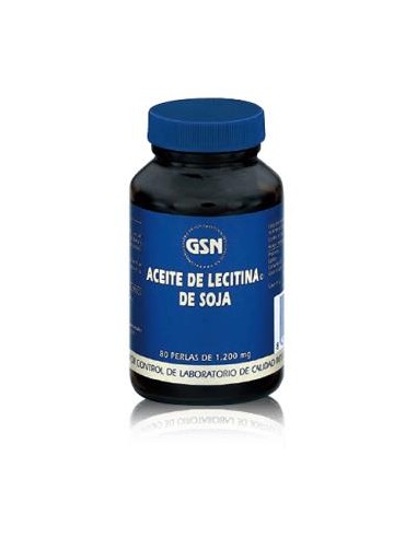 LECITINA SOJA 1200mg. 80perlas GSN