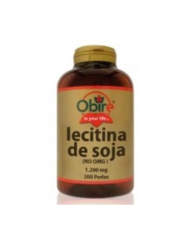 LECITINA DE SOJA IP 1200mg. 200perlas OBIRE