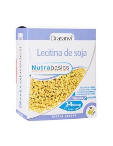 NUTRABASICS LECITINA DE SOJA 540mg. 90perlas DRASANVI