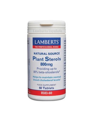 ESTEROLES VEGETALES (PLANT STEROLS) 800mg. 60comp. LAMBERTS