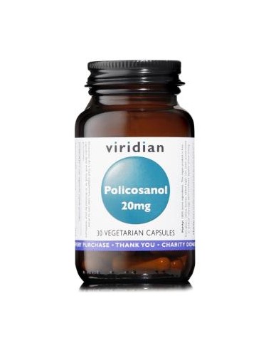 POLICOSANOL 20mg. 30cap.veg. VIRIDIAN