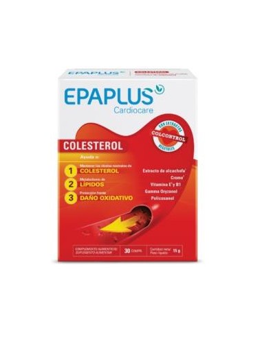 EPAPLUS CARDIO colesterol 30cap. EPA PLUS