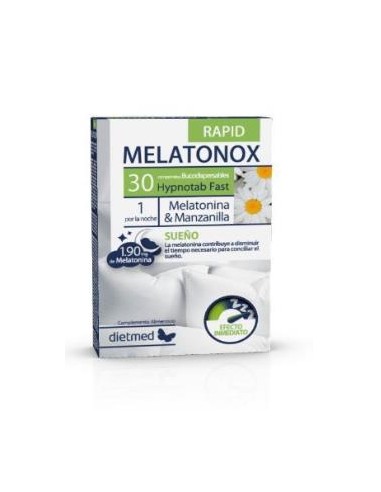 MELATONOX RAPID 30comp bucodispersables. DIETMED