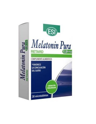 MELATONIN RETARD PURA 1,9mg. 30microtabletas TREPATDIET-ESI