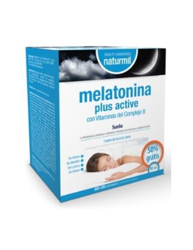 MELATONINA PLUS ACTIVE 1,9mg. 60+30comp. DIETMED