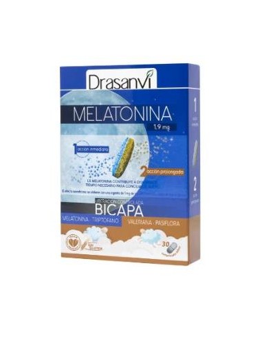 MELATONINA BICAPA RETARD 30comp. DRASANVI