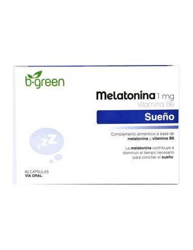 MELATONINA 60cap. B.GREEN (LAB. LEBUDIT)