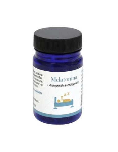 MELATONINA 150comp bucodispersables CIEN POR CIEN NATURAL