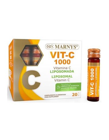 VIT C 1000 vitamina C liposomada 20amp. MARNYS