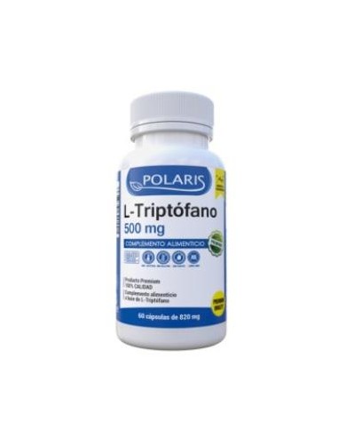 L-TRIPTOFANO 500mg. 60cap. POLARIS