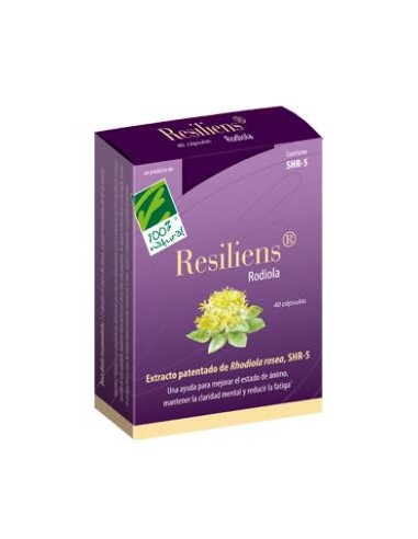 RESILIENS RODIOLA 40cap. CIEN POR CIEN NATURAL