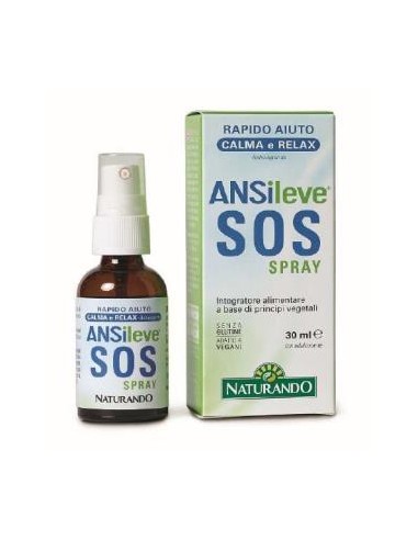 ANSILEVE SOS spray 30ml. SG VEGAN NATURANDO