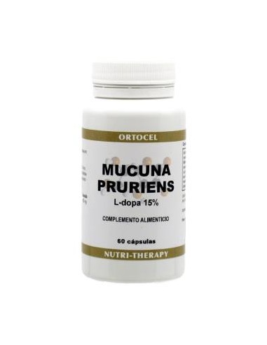 MUCUNA PRURIENS 400mg. 60cap. ORTOCEL NUTRI-THERAPY