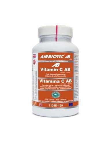 VITAMINA C 1000mg. liberacion sostenida 120comp. AIRBIOTIC