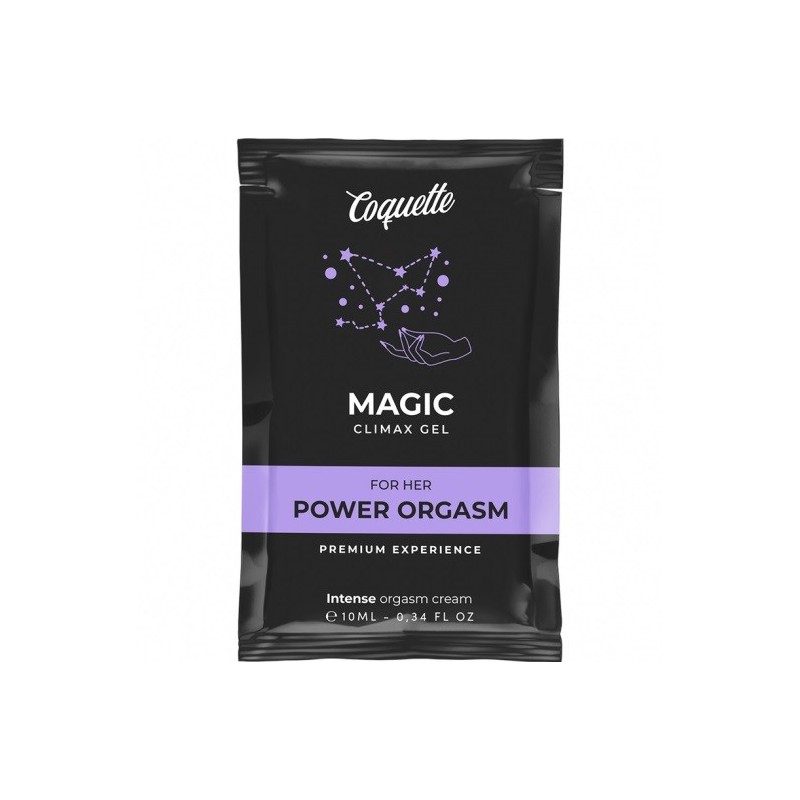 Monodosis Coquette Magic. Potenciador de orgasmo para ella 10 ml