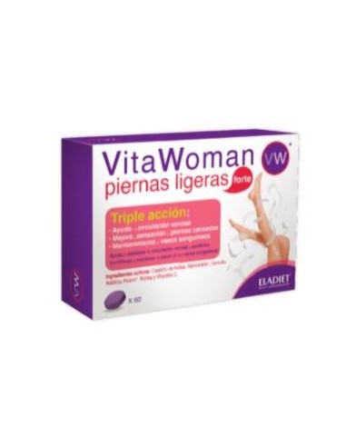 VITA WOMAN piernas ligeras forte 60comp. ELADIET