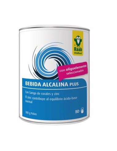 BEBIDA ALCALINA PLUS polvo 300gr. SG RAAB VITALFOOD