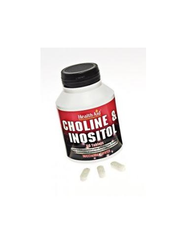 COLINA/INOSITOL 250/250mg. 60comp. HEALTH AID