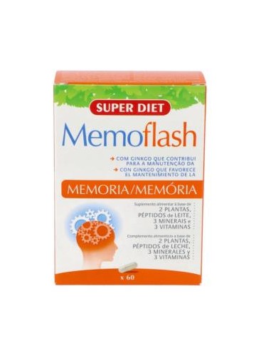 MEMOFLASH MEMORIA 60cap AGBIO SUPERDIET